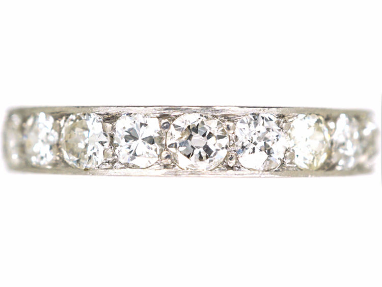 Art Deco Platinum & Diamond Eternity Ring