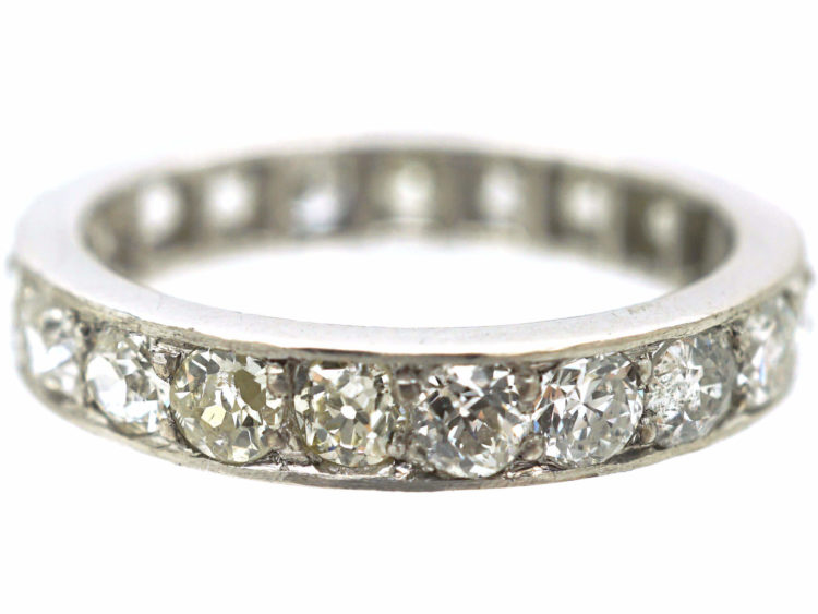 Art Deco Platinum & Diamond Eternity Ring