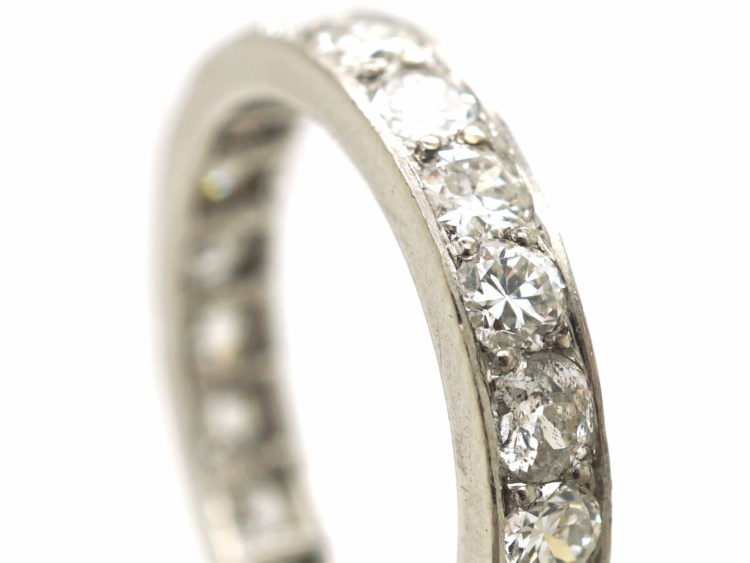 Art Deco Platinum & Diamond Eternity Ring