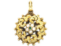 Georgian 18ct Gold Forget me Not Double Sided Locket