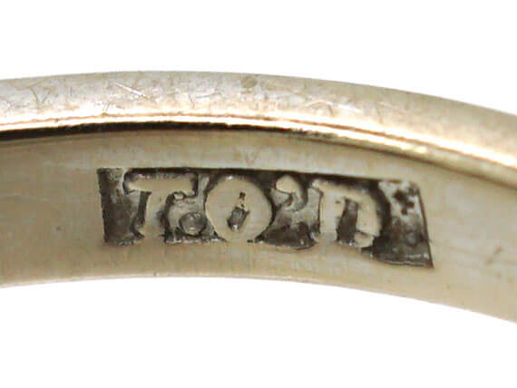18ct White Gold, Sapphire & Diamond Three Row Ring