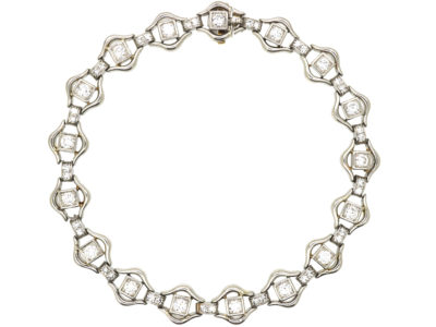 Art Deco Platinum & Diamond Bracelet Art Deco Platinum & Diamond Bracelet