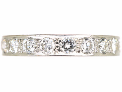18ct White Gold & Diamond Eternity Ring