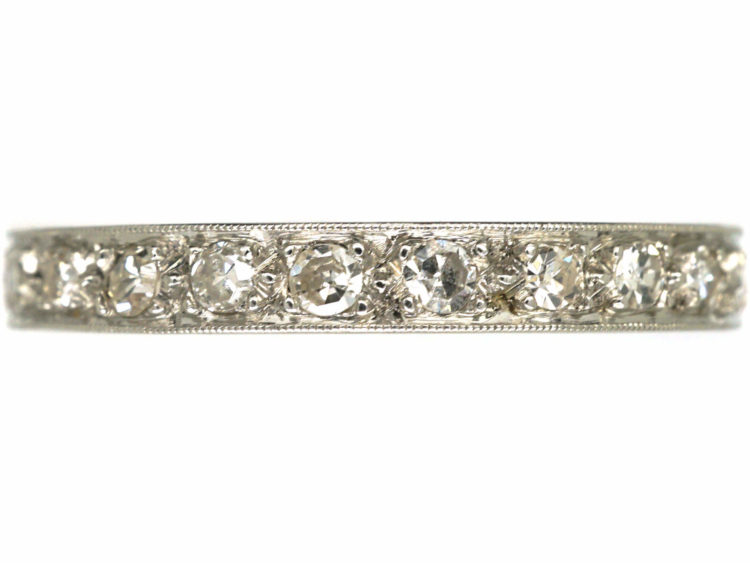 Art Deco Platinum & Diamond Eternity Ring