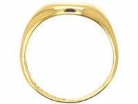 18ct Gold Plain Signet Ring by Charles Green & Sons
