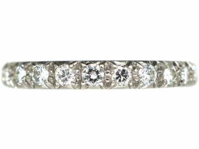 Art Deco Platinum & Diamond Eternity Ring