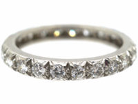 Art Deco Platinum & Diamond Eternity Ring