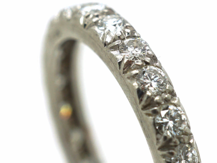 Art Deco Platinum & Diamond Eternity Ring