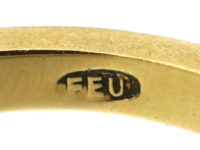 18ct Gold & Diamond Chevron Ring