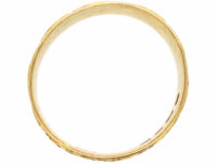 Victorian 18ct Gold Wedding Band with Ivy Leaf Motif