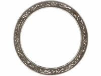 Art Deco 18ct White Gold & Diamond Eternity Ring