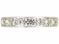 Art Deco Platinum & Diamond Eternity Ring