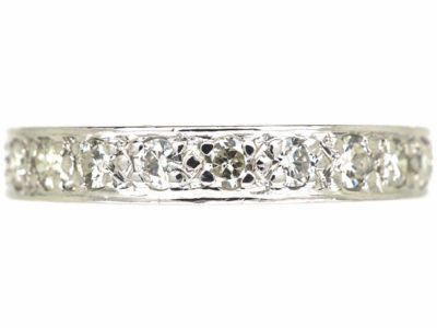 Art Deco Platinum & Diamond Eternity Ring