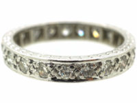 Art Deco Platinum & Diamond Eternity Ring