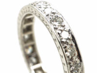 Art Deco Platinum & Diamond Eternity Ring