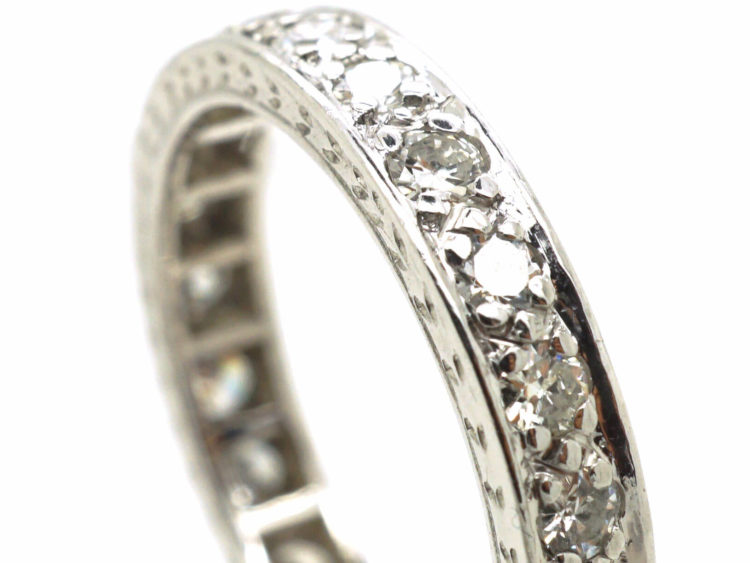 Art Deco Platinum & Diamond Eternity Ring