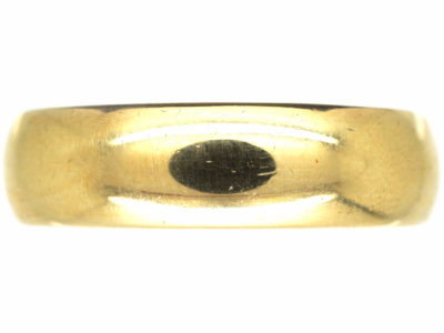 9ct Gold Man's Wide Wedding Band