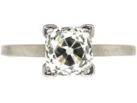 Art Deco Platinum& Diamond Solitaire Ring