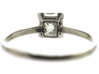 Art Deco Platinum& Diamond Solitaire Ring