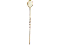 Edwardian 15ct Gold & Opal Tie Pin
