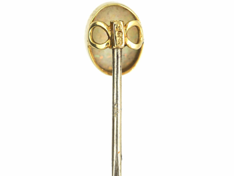 Edwardian 15ct Gold & Opal Tie Pin