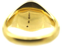 18ct Gold Signet Ring of a Lion Rampant