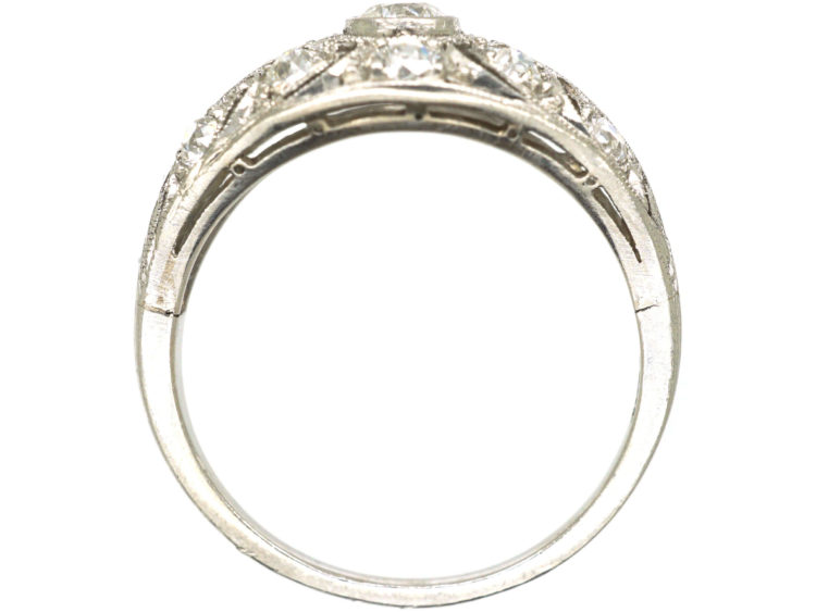 Art Deco Platinum & Diamond Ring