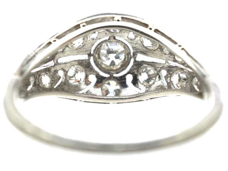 Art Deco Platinum & Diamond Ring