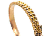 Victorian 9ct Gold Knot Design Bangle