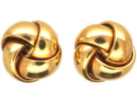 9ct Gold Knot Earrings