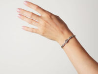 French Belle Epoque 18ct Gold, Platinum & Diamond Bracelet