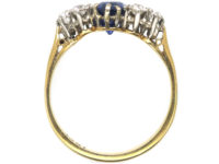 Edwardian 18ct Gold, Sapphire & Diamond Ring