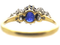 Edwardian 18ct Gold, Sapphire & Diamond Ring