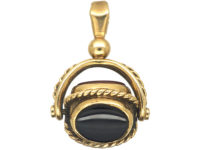 9ct Gold Triple Swivel Seal