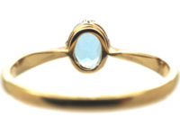 Edwardian 15ct Gold & Aquamarine Ring