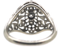 Art Deco Dome Shaped Ring set with Diamonds by Pickslay & Co