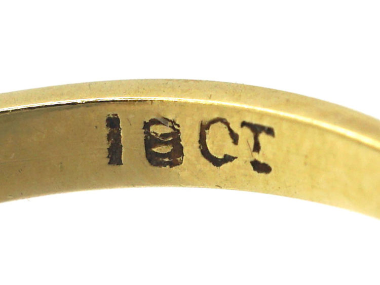 Edwardian 18ct Gold, Sapphire & Diamond Ring