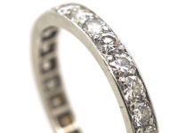 French Platinum & Diamond Eternity Ring