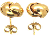 9ct Gold Knot Earrings
