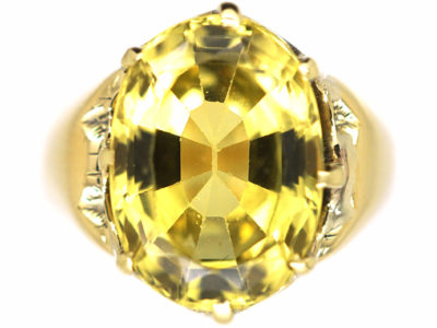 Victorian 18ct Gold & Chrysoberyl Ring