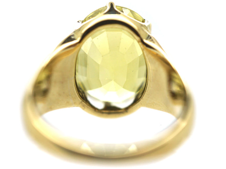 Victorian 18ct Gold & Chrysoberyl Ring