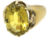 Victorian 18ct Gold & Chrysoberyl Ring