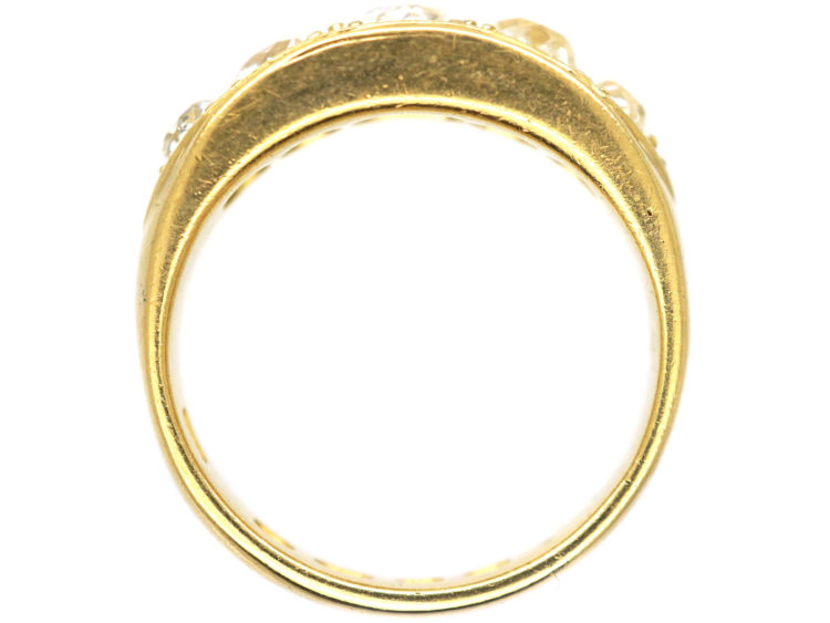 Victorian 18ct Gold Five Stone Diamond Ring