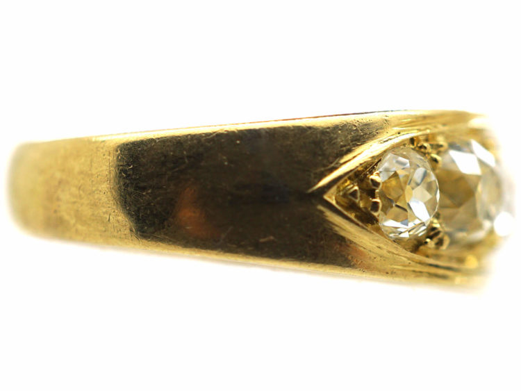 Victorian 18ct Gold Five Stone Diamond Ring