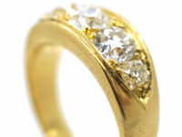 Victorian 18ct Gold Five Stone Diamond Ring
