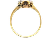 Victorian 18ct Gold Horseshoe Shape Ring set with Diamonds