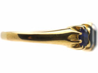 Victorian 18ct Gold Five Stone Sapphire Ring