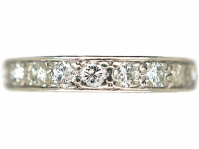 Art Deco Platinum & Diamond Eternity Ring