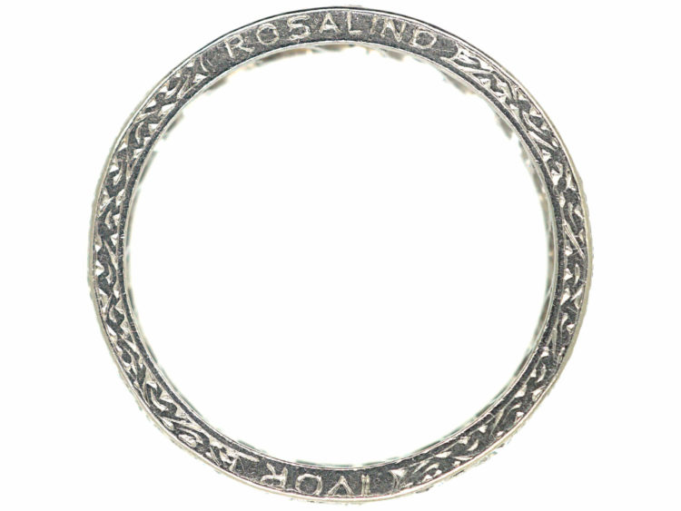 Art Deco Platinum & Diamond Eternity Ring