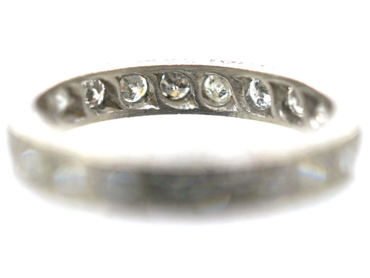 Art Deco Platinum & Diamond Eternity Ring